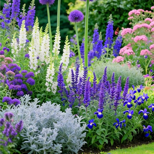 Mix Butterfly Bush Seeds for Planting, 300pcs Butterfly Bush Perennial Flower Seeds Non-GMO Heirloom Rare Herbs Plants, Open Pollinated Beauty Home Garden for Outdoors