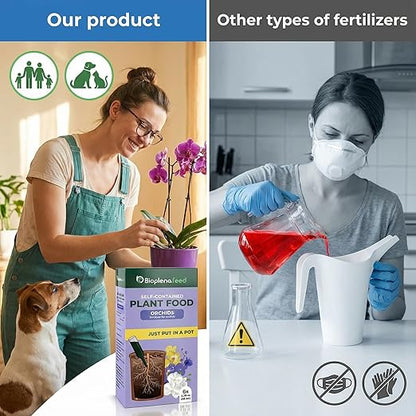 All-Purpose Liquid Plant Food Fertilizer for Orchids & House Plants | Concentrated Nutrient Solution for Indoor & Outdoor Plants | Promotes Vibrant Blooms, Strong Roots & Lush Foliage | Made in USA