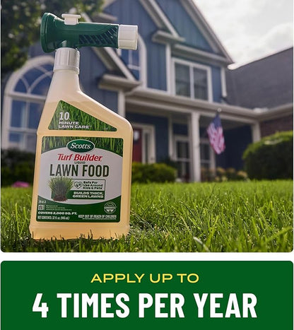 Scotts Turf Builder Liquid Lawn Food Refill, Lawn Fertilizer for Any Grass Type, 29-0-3, 32 fl. oz.