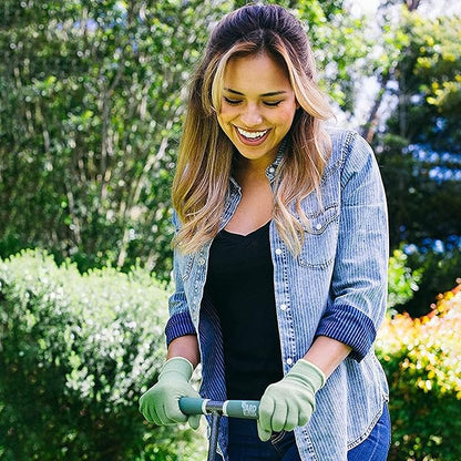 Yard Butler Spike Grass Aerator, IM-7C - Lawn Care Tool for Aerating - Long-Handled - Power-Coated Steel Construction - Comfortable Cushioned Handles Garden Tool - Easy to Use