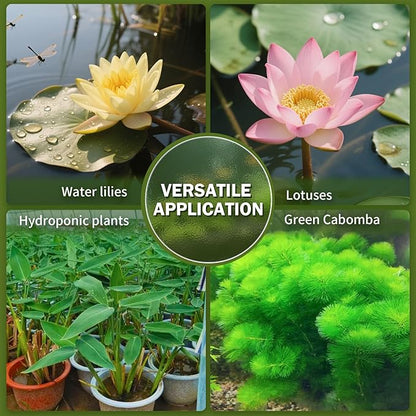 Aquatic Plant Soil for Lotus & Pond Plants/Aquaquarium Substrate 6.6 LBS- Natural Organic Growing Medium for Hydroponic Plants & Water Gardens | Aquarium Safe Nutrient-Rich