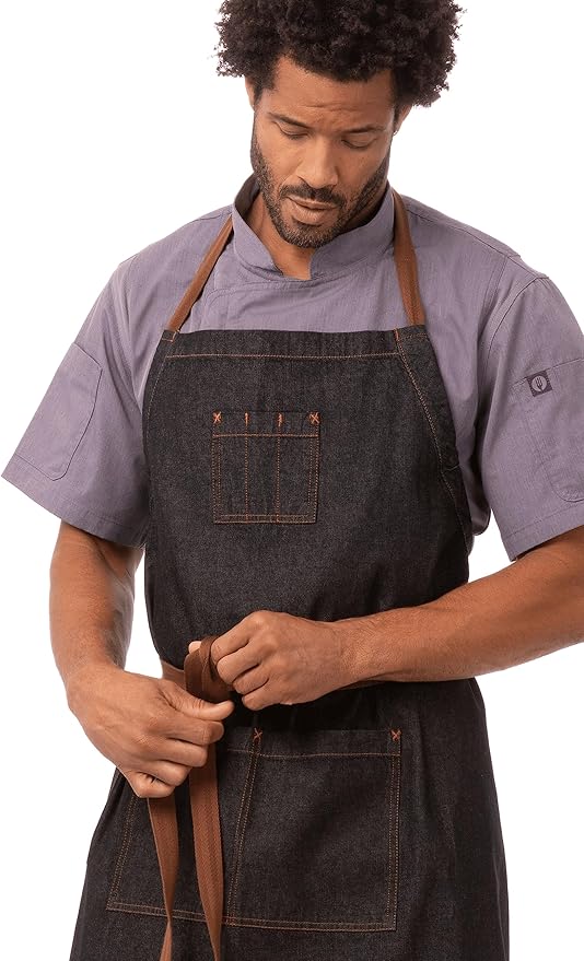 Chef Works Unisex Memphis Chefs Bib Apron