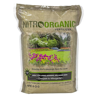 Natural Plant Food Fertilizer, 5lbs - Provides Optimal Nutrient Intake to Enhance Root Growth in Lawns, Gardens, Raised Beds, Seedlings & More - Slow Release