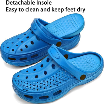 Women Men Orthopedic Clogs Arch Support Garden Shoes Sandals Slippers with Plantar Fasciitis Insoles