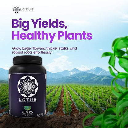 Grow Pro Series - Hydroponic Plant Nutrients and Fertilizer, Water Soluble Plant Food - Massive Roots, Made for Coco Coir, Hydro, & Soil, Enhances Flowering & Fruiting, Indoor & Outdoor Grows 128oz
