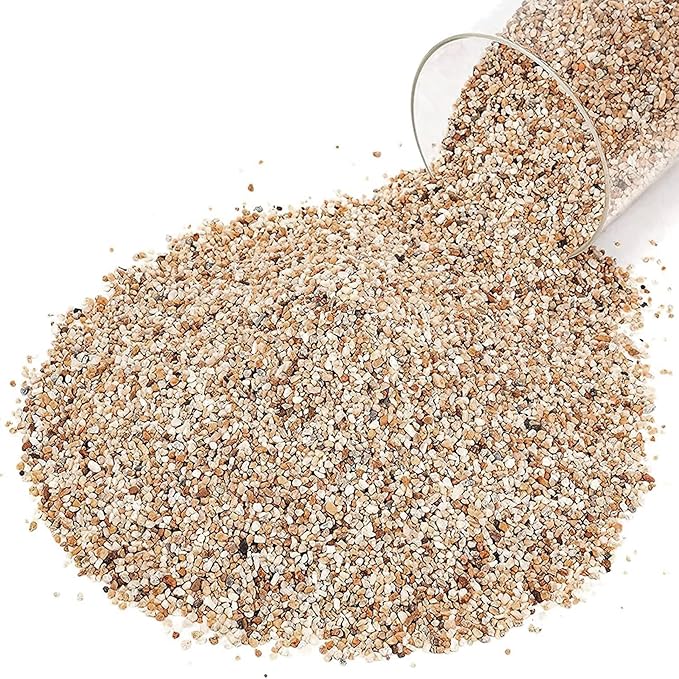 onlyfire 10 Pounds Silica Sand for Propane Fire Pits and Gas Fireplace, Wood Burning Firepit Base Layer Filler Sand Under Lava Rock or Fire Glass, 0.03" - 0.05"