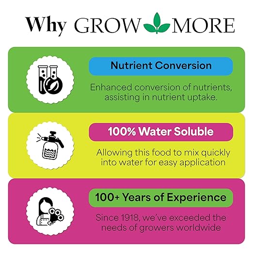Grow More Sea Grow Kelp Fertilizer - 3lbs of 16-16-16 Water-Soluble, All-Purpose Plant Food - Nutrient-Rich, Seaweed Fertilizer - Outdoor & Indoor Plant Food