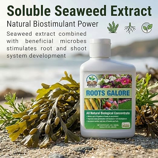 RG800147 Fertilizer - Improves Seed Germination & Root Growth, 8 oz Liquid Concentrate