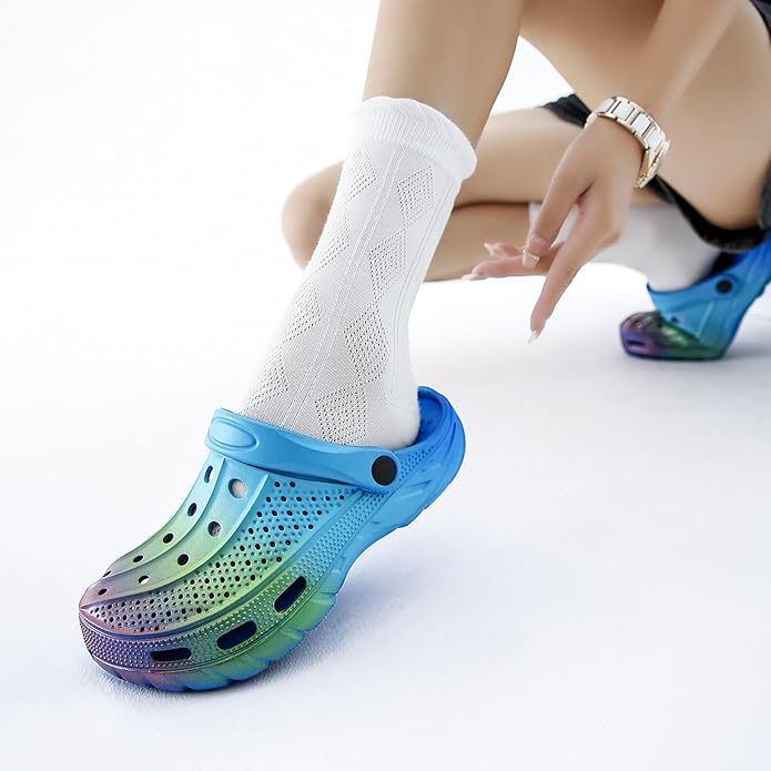 Women Men Orthopedic Clogs Arch Support Garden Shoes Sandals Slippers with Plantar Fasciitis Insoles