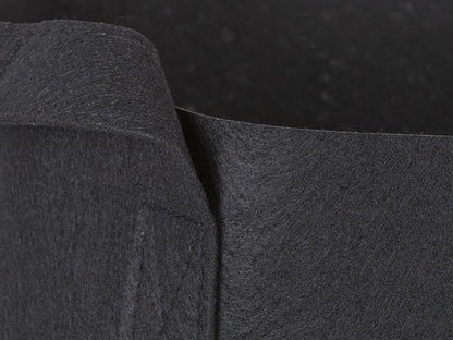 247Garden 2-Pack 100-Gallon Aeration Fabric Pot/Plant Grow Bag w/Handles (300GSM, Black, 18H x 40D)