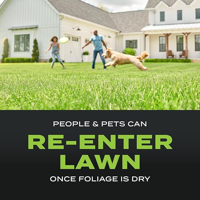 Scotts Turf Builder Triple Action for Moss Control, Moss Killer and Lawn Fertilizer, Covers Up to 8,000 sq. ft., 40 lbs.