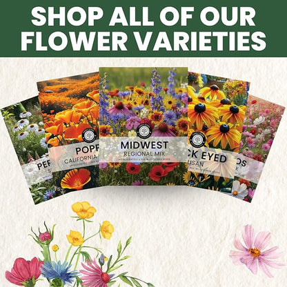 Midwest Regional Mix – 56,000 Seeds for Planting – 2026 Season – 4 Ounce Pouch