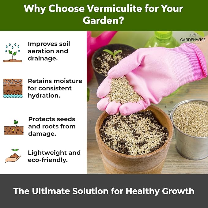 Organic Superfine Vermiculite for Indoor Gardening Plants and Mushrooms – Enhances Soil Aeration, Seed Germination, Rooting Cuttings – Small Packages and Bulk (Vermiculite Grade 1 - Superfine, 30 qts)