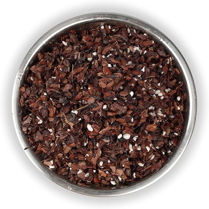 Orchid Potting Mix Orchid Bark, Mix Pine Bark and Perlite, Good Drainage and Water Retention (1 Quart)
