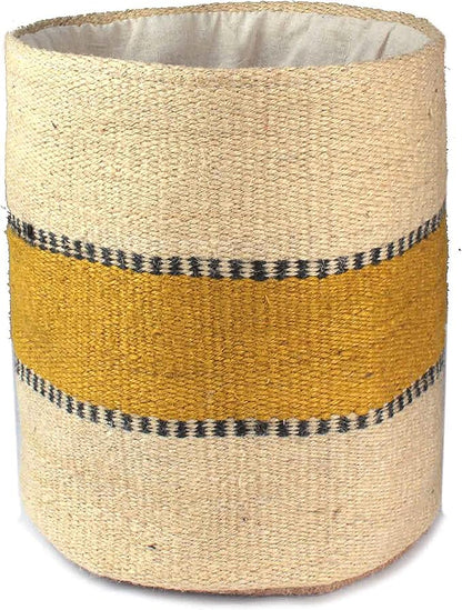Planter Basket Modern Woven Basket for 10" Flower Pot Indoor Planters, 12” x 12” Storage Organizer Basket Rustic Home Decor, Boho Chic Storage Earth-Friendly Cotton ECO-Twist Planter