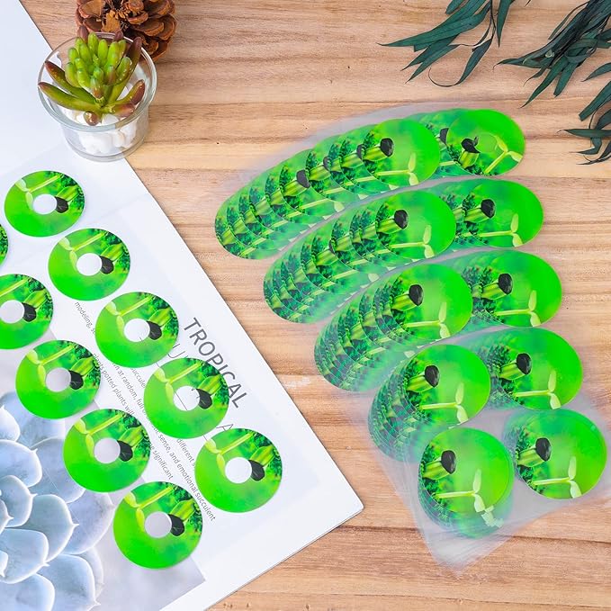120pcs Plant Grow Stickers, Grow Baskets Labels Hydroponic Plant Label for Seedlings Garden Pods Plant Labels for Labeling Plants and Understanding Plant Growth