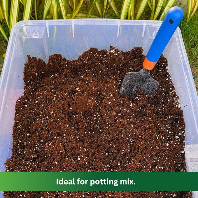 Premium Coco Coir by PlantoCare – Professional Grade Coconut Coir Growing Medium, pH Neutral & Low EC – Ideal for Seed Starters, Potting Mix, Hydroponics & Houseplants [5 Bricks of 650 Grams Each]