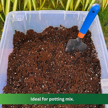 Premium Coco Coir by PlantoCare – Professional Grade Coconut Coir Growing Medium, pH Neutral & Low EC – Ideal for Seed Starters, Potting Mix, Hydroponics & Houseplants [5 Bricks of 650 Grams Each]