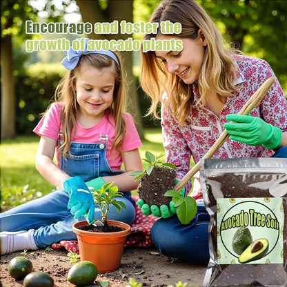 Organic Avocado Tree Potting Soil Mix 1qt, Enhance Growth and Transplant Success for Avocado Plants