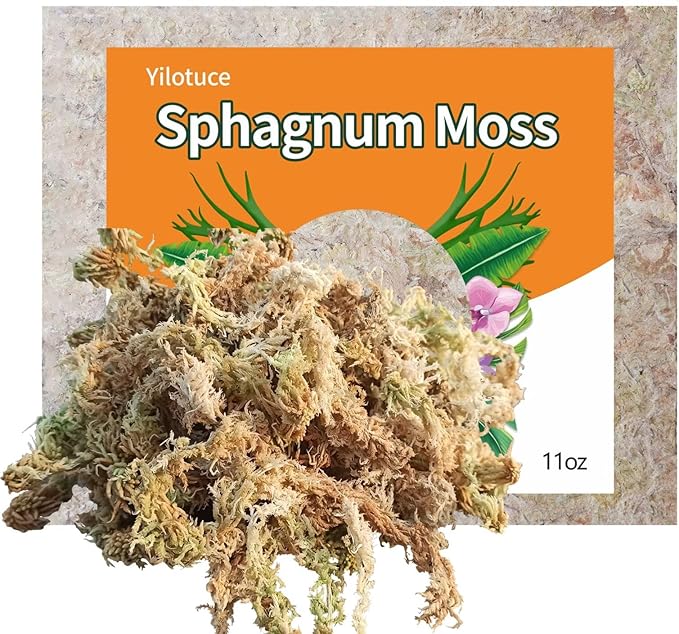 11 oz Sphagnum Moss for Plants, Carefully Selected Clean Sphagnum Mos for Rooting Plants
