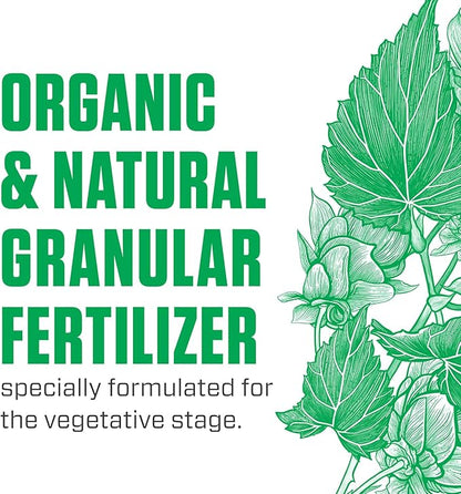 Botanicare Organicare Grow - Organic and Natural Granular Fertilizer for the Vegetative Stage, 5 lbs.
