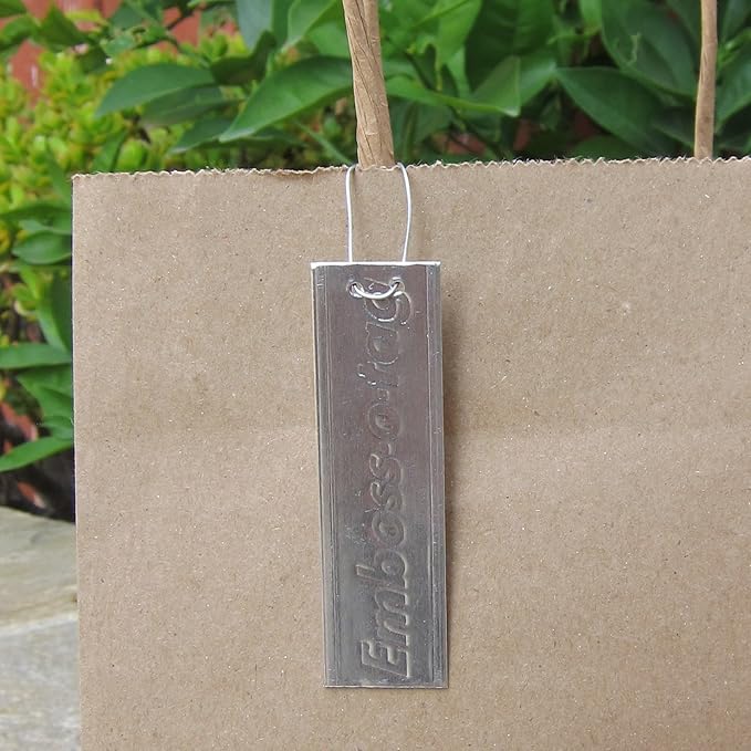 Double Sided Write On Metal Labels for Outdoor, Gardening, and High Durability Applications; Garden Marker; Plant Marker; Aluminum Plant Tags with 6 Inch Wires (Pack of 50)