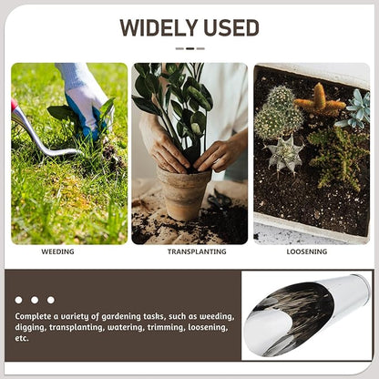 YARNOW Stainless Steel Bucket Shovel Soil Shovels Indoor Plants Spade Shovel Cup Mini Potting Scoop Garden Trowel Garden Soil Scooper Tools Scoops for Halloween Grow Flowers