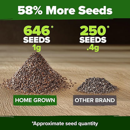 HOME GROWN White Sage Seeds 646 Pack Heirloom Seeds - Grow Aromatic Sage Plants for Your Herb Seeds Garden with Sage for Planting Outdoor or Indoor (Salvia apiana)