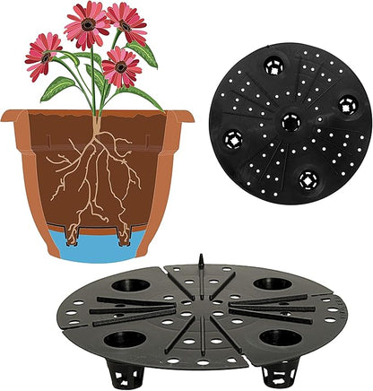Bloem Ariana Pot Planter: 16" - Terra Cotta - Durable Resin Pot, For Indoor and Outdoor Use, Gardening, Self Watering Disk Included, 6 Gallon Capacity