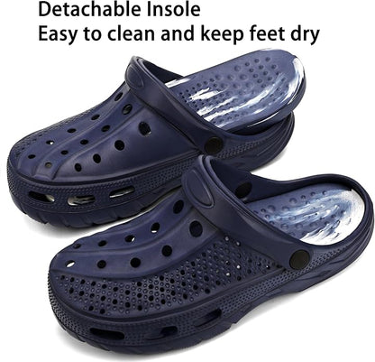 Women Men Orthopedic Clogs Arch Support Garden Shoes Sandals Slippers with Plantar Fasciitis Insoles