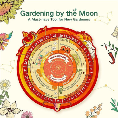 Lush&Dew Zodiac Garden Seed Bank, Gardening Gifts for Women Men, 12 Varieties Non-GMO Heirloom Vegetables Flower Seeds, Witchcraft Supplies with Moon Calendar for Fire Signs, USDA Zone 3-11