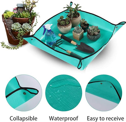 Plant Repotting Mat for Plants, Gardening Hand Tools for Gardeners, PE, 27x27in(68x68cm)