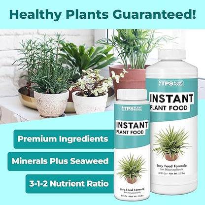 Instant Plant Food for All Plants, Complete Liquid Instant Plant Fertilizer, 8 oz (250mL)