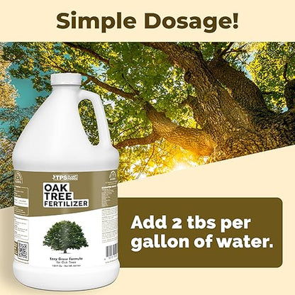 Oak Tree Fertilizer, Complete Liquid Oak Tree Plant Food, 1 Gallon (128 oz)