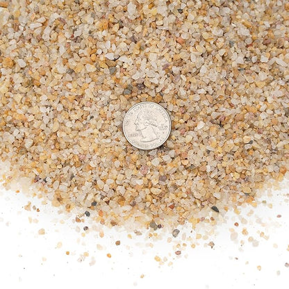 Stanbroil Silica Sand for Fire Pit Fireplace and Base Layer Decoration - 10-Pound Heatproof and Fire Proof Fire Sand for Use Under Gas Logs, Lava Rock or Fire Glass (0.03"-0.06") - 10lb