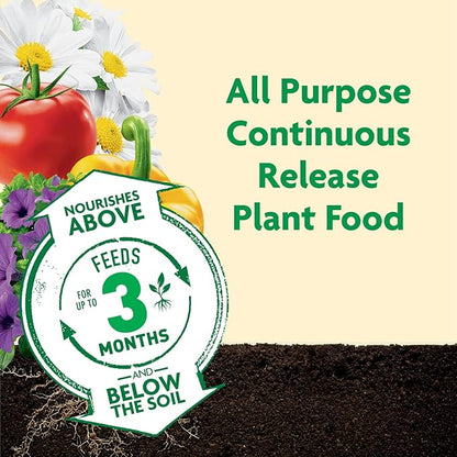 Miracle-Gro Shake 'N Feed All Purpose Plant Food - Outdoor and Indoor Plant Food for In-Ground and Containers, Feeds for up to 3 Months, 1 lb.