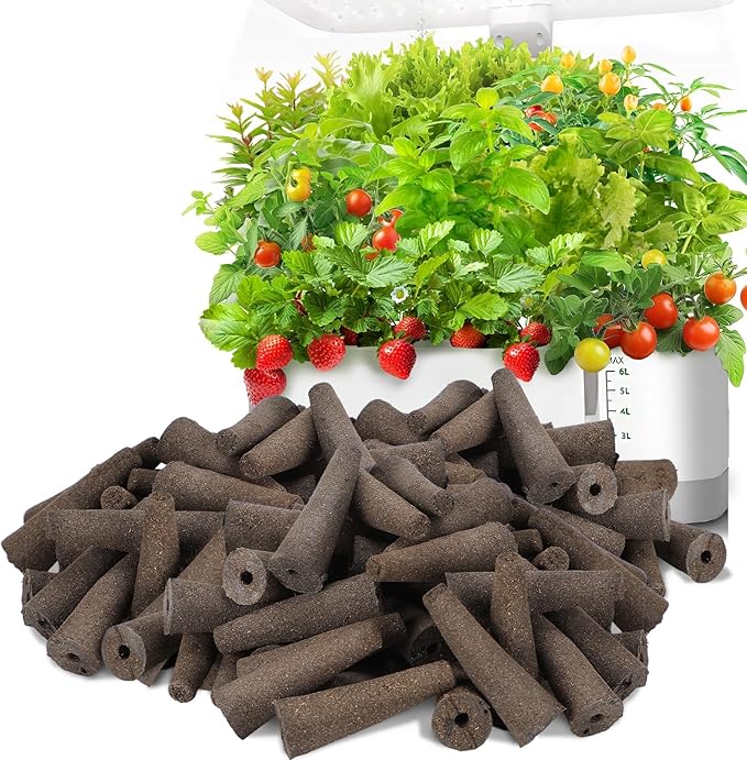 Alphatool 100 Pack Grow Sponges Replacement Compatible with AeroGarden - Seed Starters Pods for Improving Germination Rate Speed, Seeds Starting Kit for Indoor Garden Hydroponics Growing System