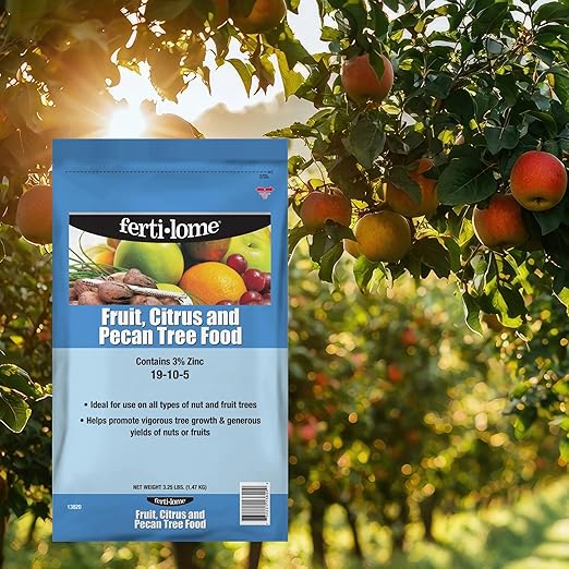 Fertilome (13820) Fruit, Citrus and Pecan Tree Food 19-10-5 (3.25 lbs.)