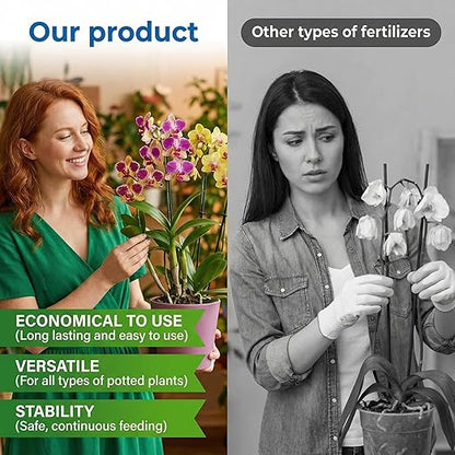 All-Purpose Liquid Plant Food Fertilizer for Orchids & House Plants | Concentrated Nutrient Solution for Indoor & Outdoor Plants | Promotes Vibrant Blooms, Strong Roots & Lush Foliage | Made in USA
