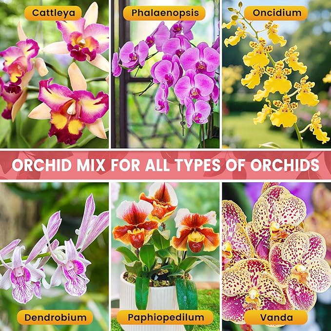 Legigo 1 QT Orchid Potting Mix for Repotting- Include Moss, Pine Bark, Perlite and Coco Peat, Orchid Bark Potting Mix, Orchid Soil for Potting Indoor Plants, Enhanced Drainage & Root Ventilation