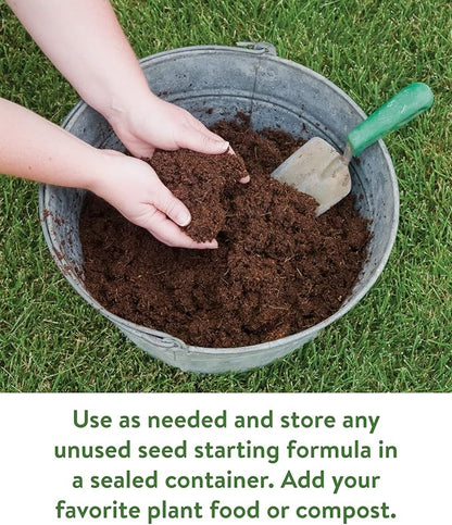 Burpee Organic Coconut Coir Concentrated Seed Starting Mix, 16 Quart (Pack of 12)