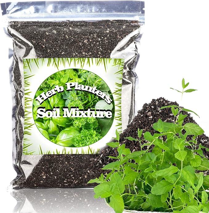Organic Potting Soil Mix for All Indoor & Outdoor Small Containers Including Herbs, Vegetables, and Flowers 2 qt