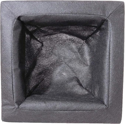 PondH2o Floating Aquatic Water Garden Pond Planter Woven Fabric Basket, 14 Inch Square, Floatable Aquatic Water Garden Pond Plant or Flower Islands for Ponds and Water Features