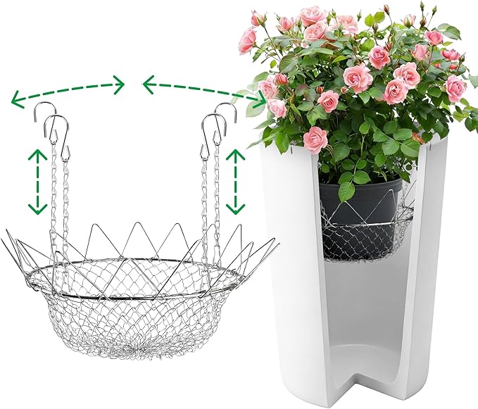 Adjustable Planter Insert for Pots Any Height,Plant Risers for Inside Pots,Fits The TOP Opening of The Flower Pot Opening 12-18" Wide,Wedding & Party Decor