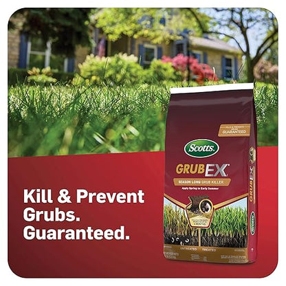 Scotts GrubEx1 Season Long Grub Killer for Lawns - Protects Lawns Up to 4 Months, 10,000 sq. ft., 28.7 lbs