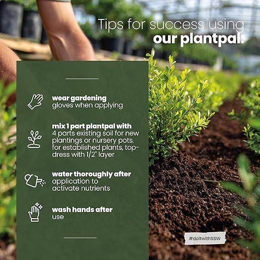 Soil Seed & Water PlantPal Organic All-Stage Nursery Potting Mix – Seed Starter, Propagation and General Purpose Blend - OMRI Listed