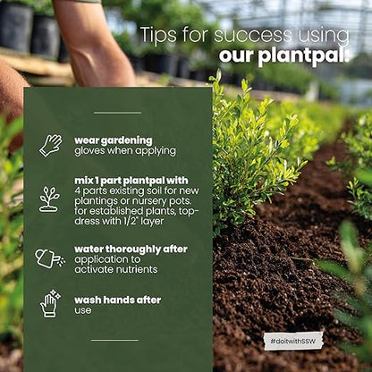 Soil Seed & Water PlantPal Organic All-Stage Nursery Potting Mix – Seed Starter, Propagation and General Purpose Blend - OMRI Listed