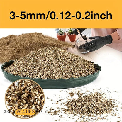 1lbs/2lbs Horticultural Vermiculite Bulk,Organic Vermiculite for Plants,Hydroponics, Terrariums, Orchids, Mushroom Or Reptile Habitats (1lb)