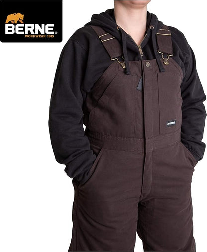 Berne Women's Softstone Duck Insulated Bib Overall