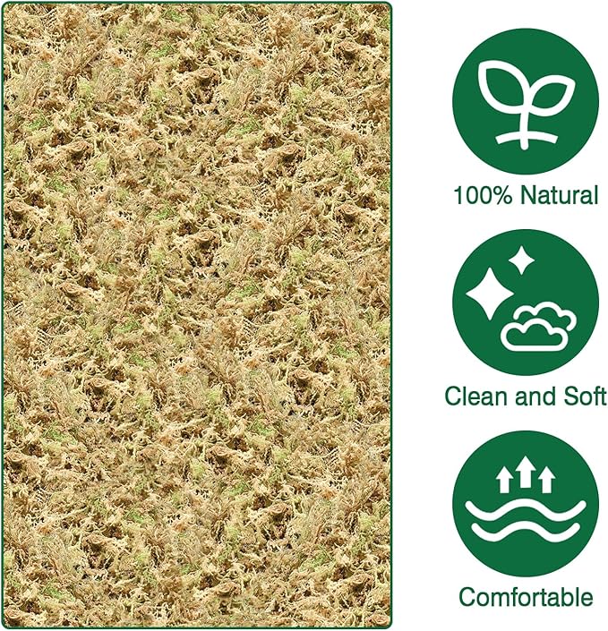ZeeDix 12L Premium Sphagnum Moss for Plants Indoor, New Zealand Sphagnum Moss for Orchid Potting Mix Terrarium Succulent Carnivorous Ferns Hosta Garden & Reptile Habitat